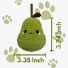 Clawcove Pear Silvervine Cat Toy dimensions, showcasing its size for chewing, dental health, and interactive play for cats.