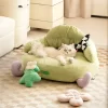 Plush Cushion of Spring Soft Cat Sofa