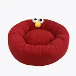 Cookie Monster-Themed Dopamine Sesame Street Cat Bed