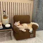 Little Cat Sofa Bed with Mountain Cotton Texture