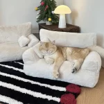 Comfortable Design of Washable Rabbit Fur Sofa