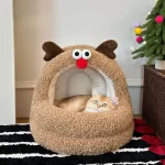 Soft Plush Material of Moose Mongolian Tent