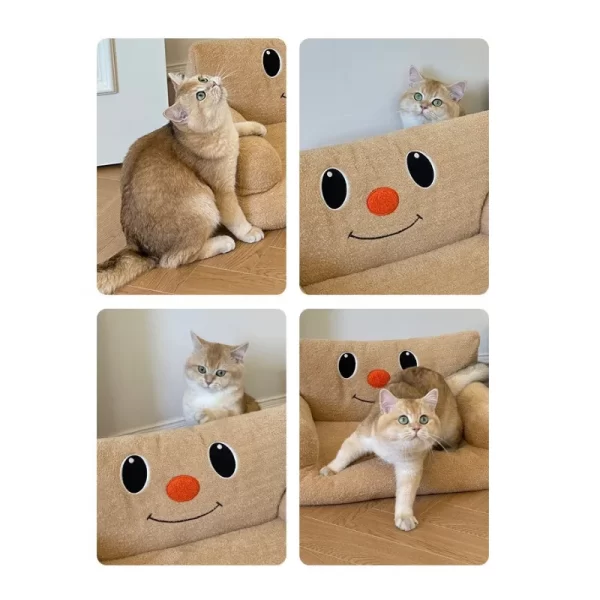 Cozy Butter Bear Sofa for Cats