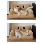 Cozy Butter Bear Sofa for Cats