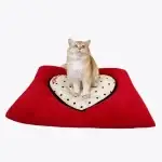 Heart-shaped Cushion for Cats