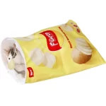 A cat playing inside the crinkle sack, enjoying the rustling sound.