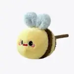 Bee-themed Matatabi cat chew toy with silvervine stick, designed for feline play and dental health.